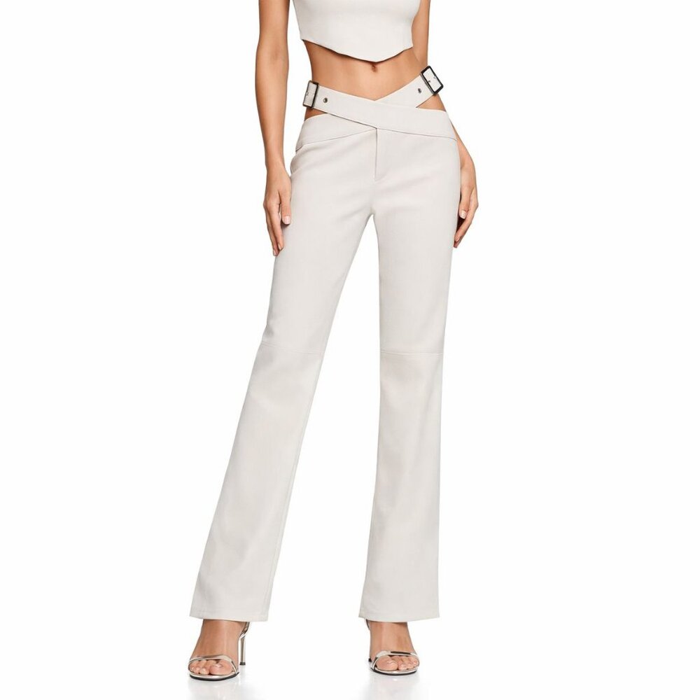 I.AM.GIA Atris‎ Faux Leather Pant Cream XXS